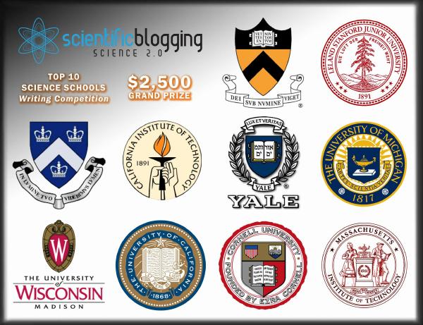 Scientific Blogging Top 10 Graduate Schools Writing Competition Begins Next Week